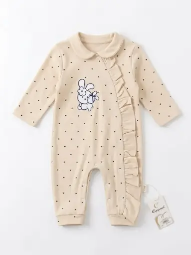 Romper rayhan beige 104 -05