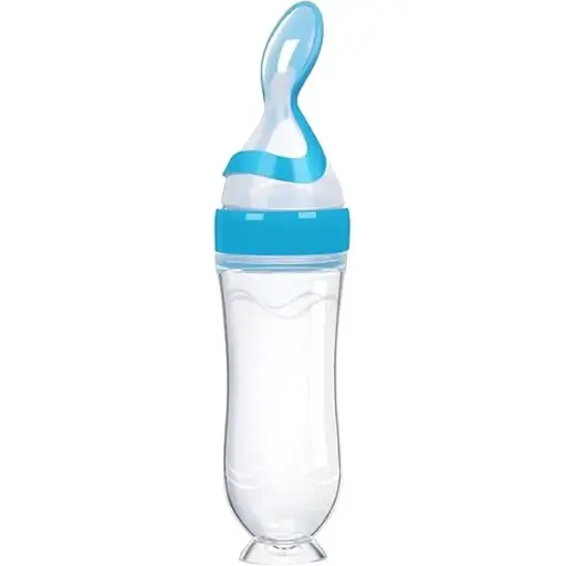 [23525] Only Silicon Feeding Bottle and Spoon