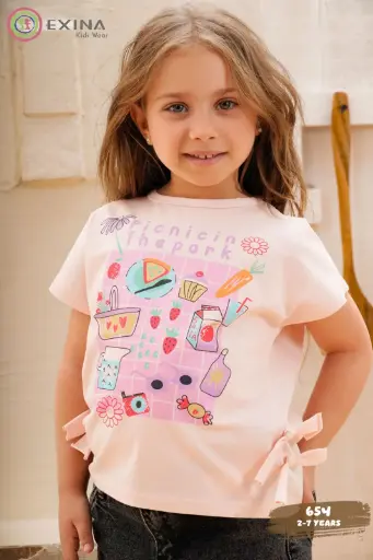 Girls' T-Shirt (Style: 654)