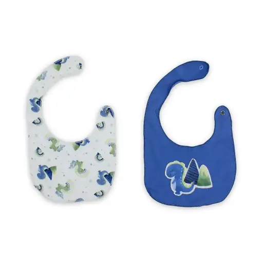 junior baby bib x2