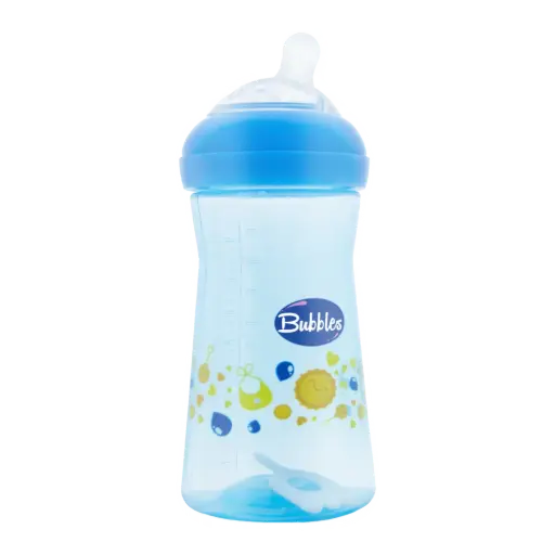 Bubbles Natural Feeding Bottle with Slanted Teat 280ml 576/583