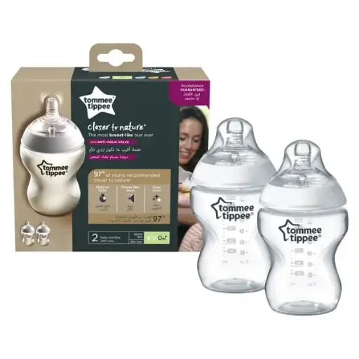 [24650] Tommee tippee CTN BOTTLES 260ML TWIN PACK - 25207