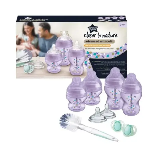 Tommee Tippee Anti-Colic Birth Kit – Advanced Feeding Bottle Starter Set 27508 / 27515