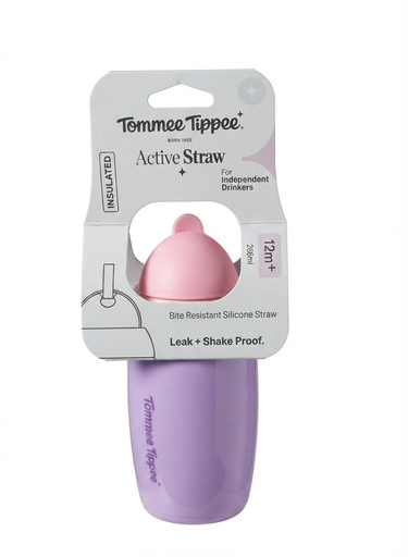 [24666] Tommee Tippee Insulated Straw Cup  266ML - 78023  