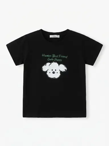 Printed short-sleeve T-shirt S6/44/008