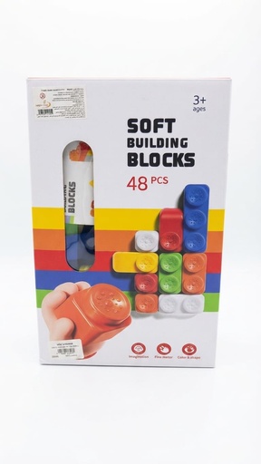 [25040] 48PCS SOFT BLOCKS(BOY) 8649