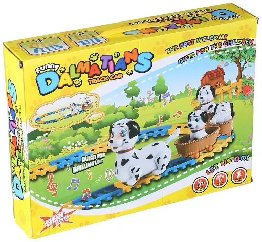 [25763] funny dalmatians track car 5018 A01-062