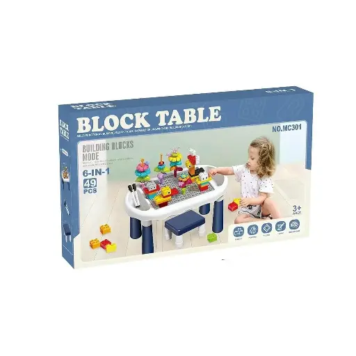 [25772] block table 6in1 49pcs mc301