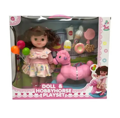 [25781] doll & hobby horse play set dy8806