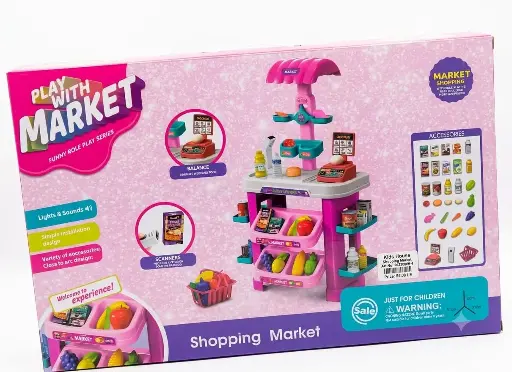 [25797] play with market funny role play series 49pcs 922-191