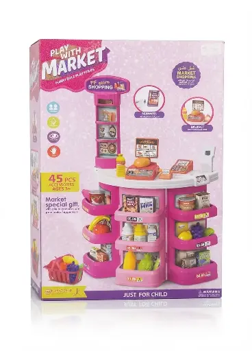 [25798] play with market funny role play series 45pcs 922-193