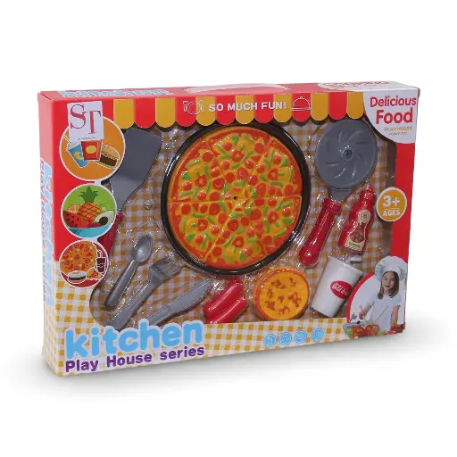 [25897] pizza kitchen play house BJ006