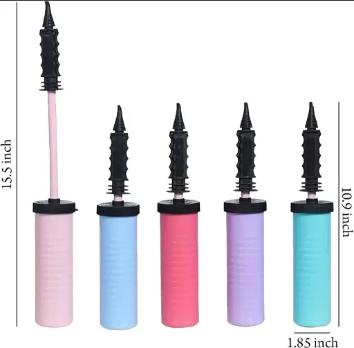 [26076] Blastic  Manual Balloon Pump Colors
