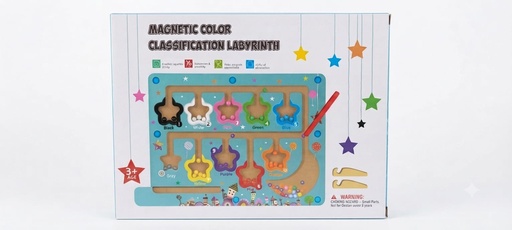 [26081] MAGNETIC COLOR CLASSIFICATION LABYRINTH TOYS HT-100