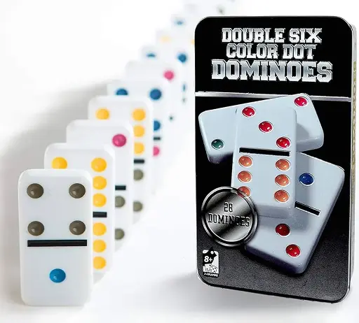 [26245] dominoes metal case mediumgroup game