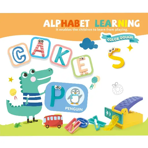 [26295] alphabet learning clay 5823-b