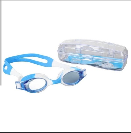 [26645] cima swimming goggles white case 2033-6
