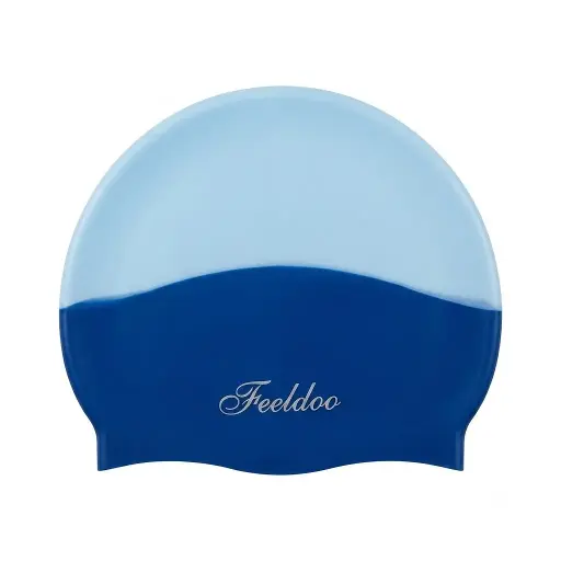 [26461] feeldoo 100% silicone swimming cap 2030-2/2030-4