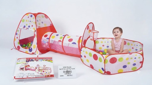 [26680] Ball Pit Tent with Play Tunnel 90-17