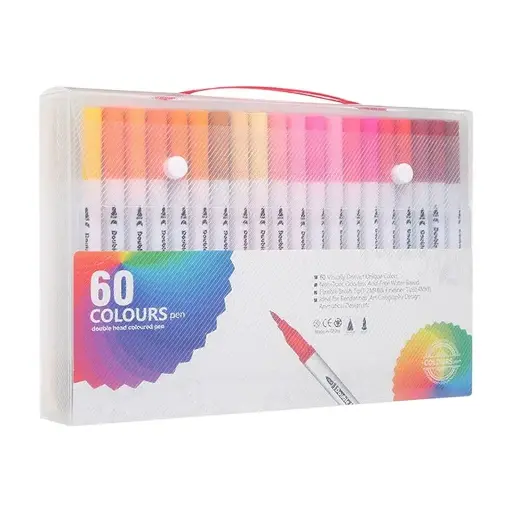 [26681] Felt Tip Markers Set  323-13 60-Piece 