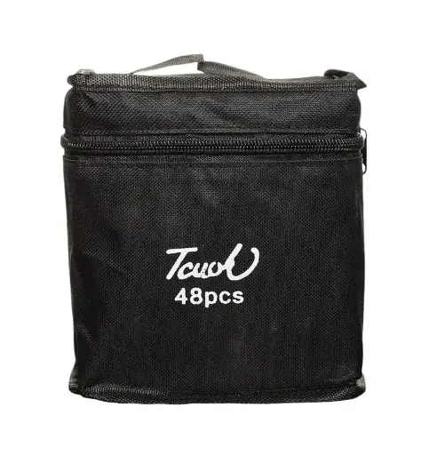 [26686] Colors Touch Markers 48  with Black Pouch 077