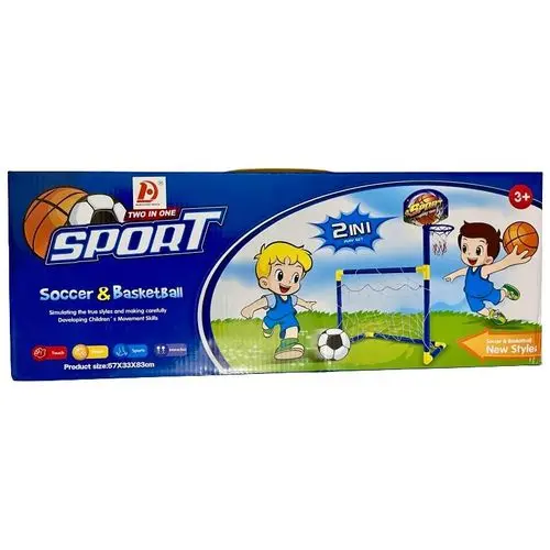 [26728] Mini Soccer & Basketball Court Set 2-in-1 2588T-5