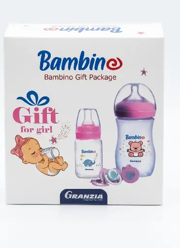 [28182] [3NEWBR] Bambino- 3-New Born Gift Rose