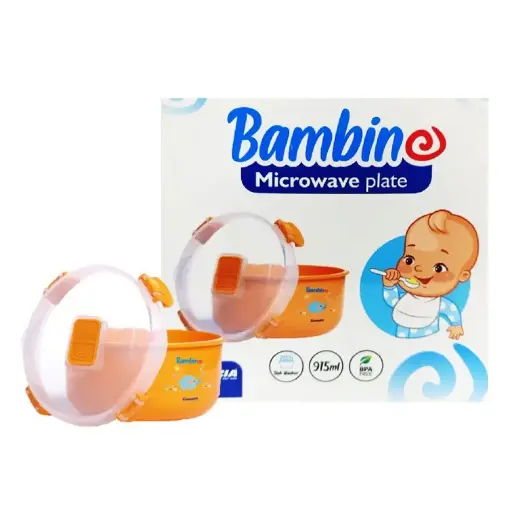 [28189] [MICDSHO] Bambino- Microwave Dish Orange