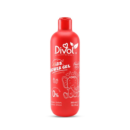 [29838] Divol Kids Body Wash - Strawberry, 300ml