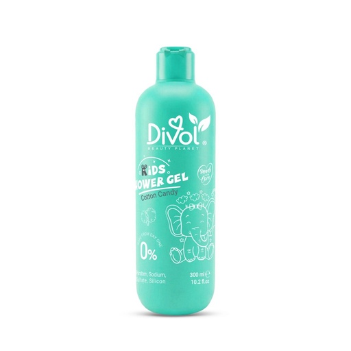 [29856] Divol Kids Body Wash - Cotton Candy, 300ml