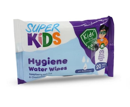 [29897] Super Kids Hygiene Wet Wipes, 20 Wipes