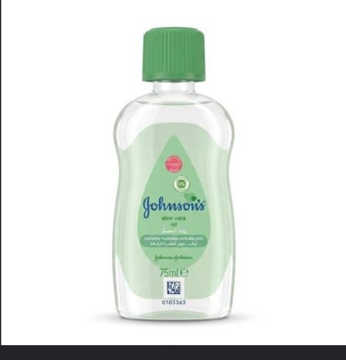 [29898] Johnson's Aloe Vera Baby Oil - Green Mega, 75ml 