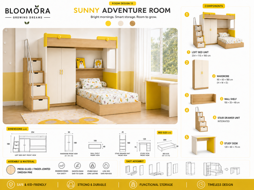 [31060] BLOOMORA sunny adventure room set