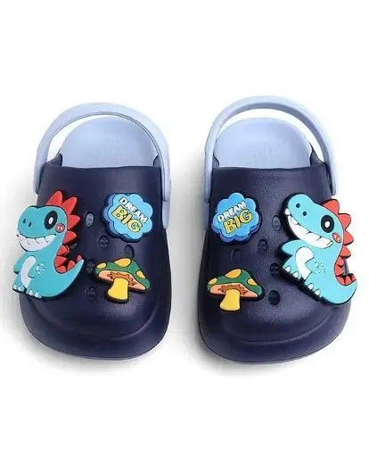 10010 - Navy Crocs Dinosaur
