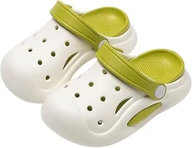 10034 - White Crocs Dinosaur 