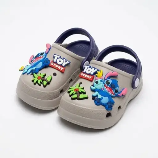 10011 - Light Grey Crocs Stitch 