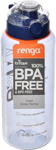 [50474] 912138-Renga Saga Loop Colored Decorated
Tritan Water Bottle 1L Multi color