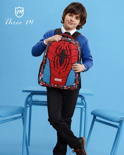 [31321]  3M school bag  15 inches marvel spider man red  