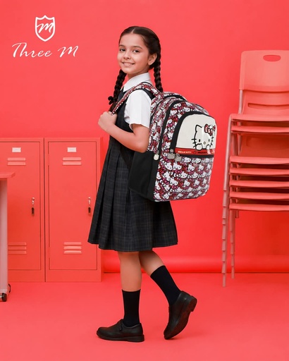 [31323]  3M school bag  15 inches hello kitty red 