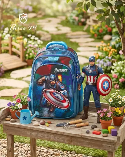 [31340]  3M school bag 16 inches captin amrican  7694