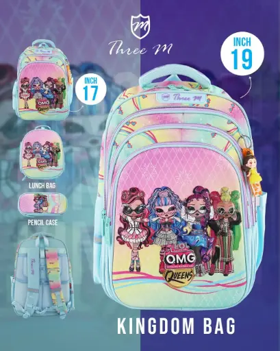 [31377]  3M school bag 17 inches lol omg 7656