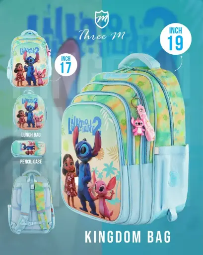 [31379]  3M school bag 17 inches lilo stitch  7656