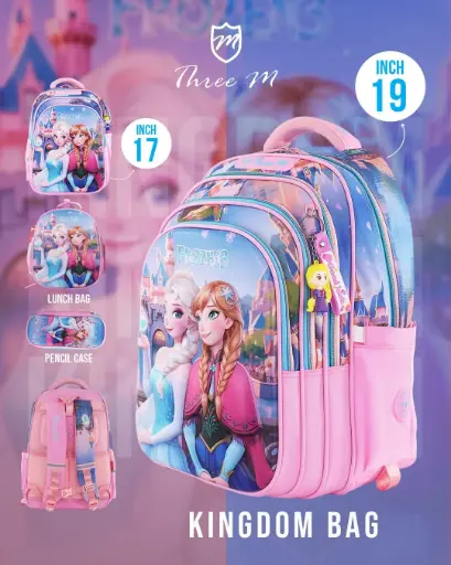 [31382]  3M school bag 17 inches frozen anna pink  7656