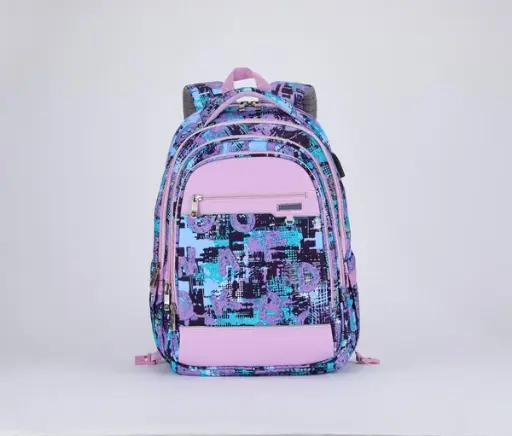 [31463] BAG B.Z 5271 mint green & purple size (20)