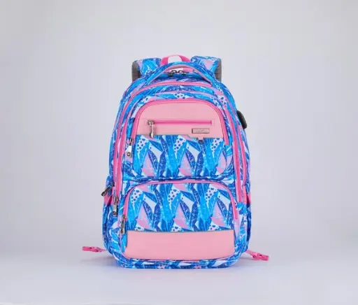 [31468] BAG B.Z 5272 blue & bink size (20)