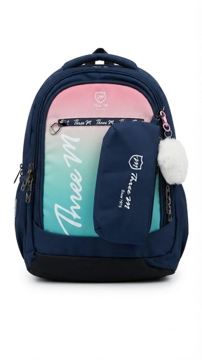 [31500] 3M school bag navy blue 17 inches 8141