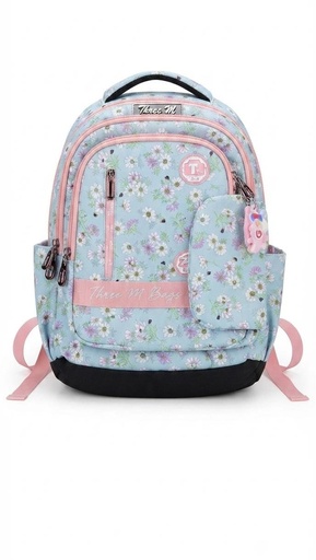 [31509] 3M school bag flower green 17 inches 8165