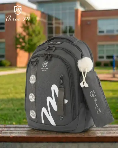 [31520] 3M school bag dark gray 19 inches 8172