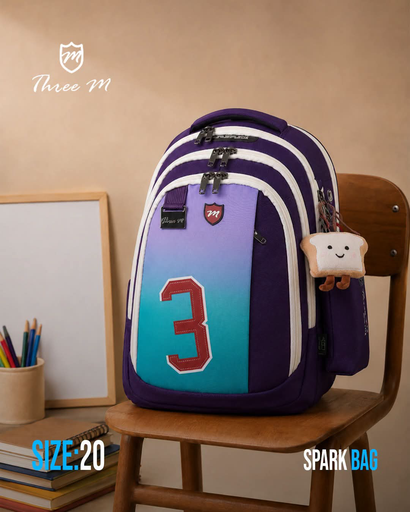 [31526] 3M school bag purple 20 inches 8127