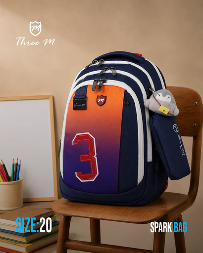 [31528] 3M school bag dark blue 20 inches 8127